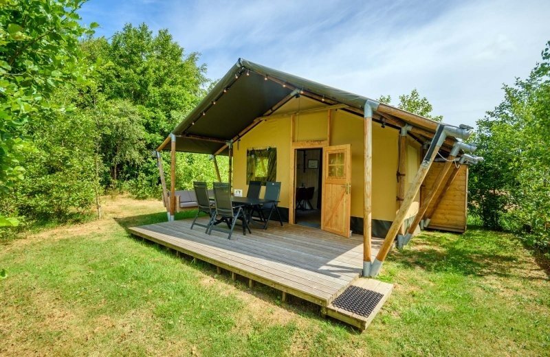 Safaritent XL met sanitair